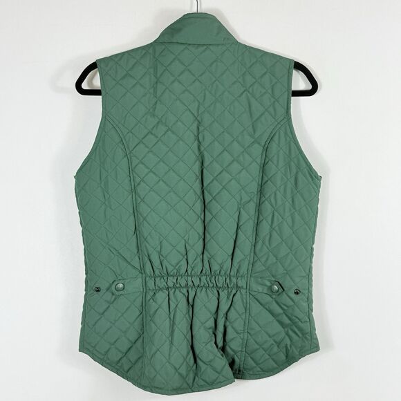 Outback Trading Company Grand Prix Green Quilted Vest Jacket Women's‎ Size Small - Picture 5 of 9